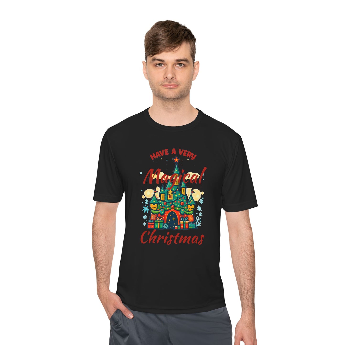 Magical Christmas Castle Tee — "Have a Very Magical Christmas" Holiday T‑Shirt