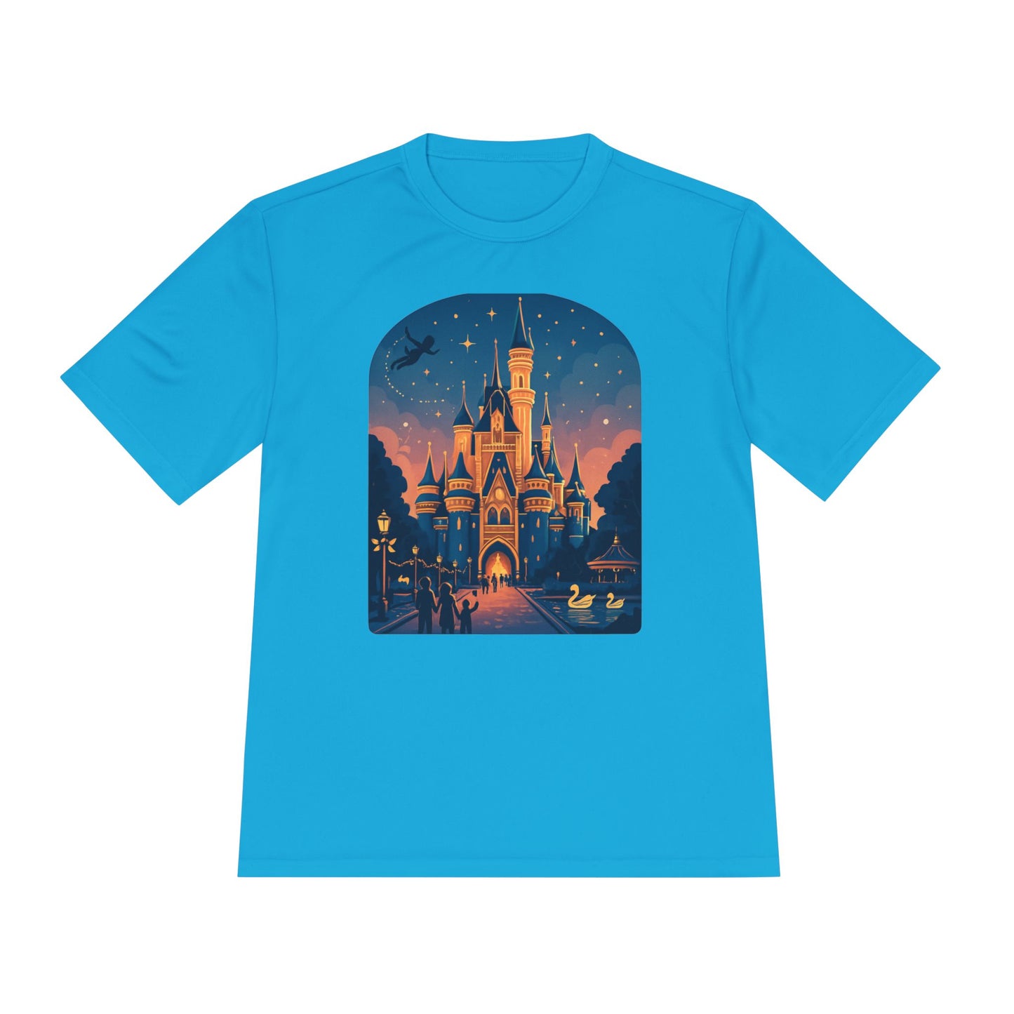 Fairy Tale Castle Tee — Enchanted Sunset Castle Graphic Shirt