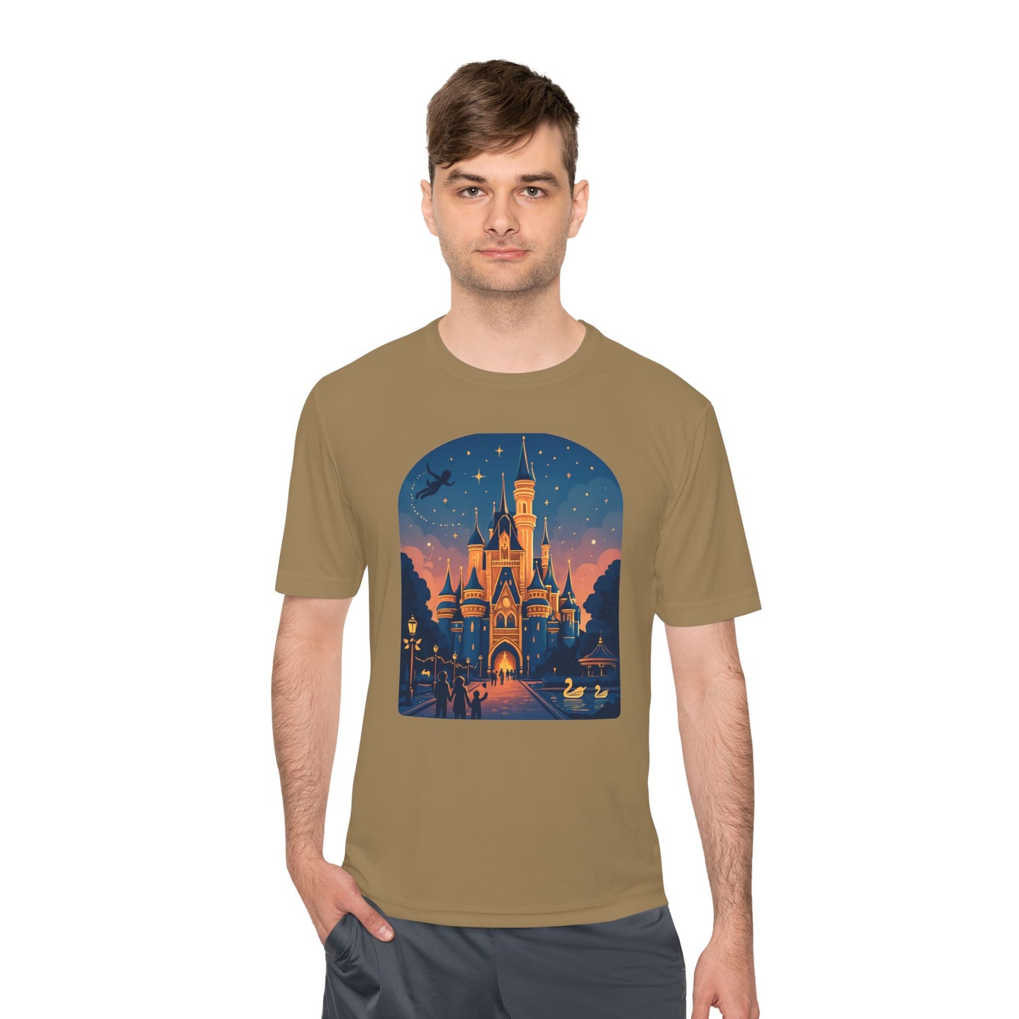 Fairy Tale Castle Tee — Enchanted Sunset Castle Graphic Shirt