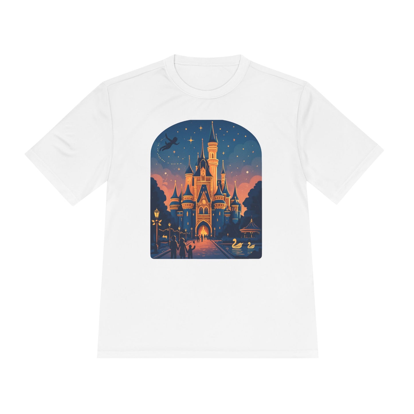 Fairy Tale Castle Tee — Enchanted Sunset Castle Graphic Shirt