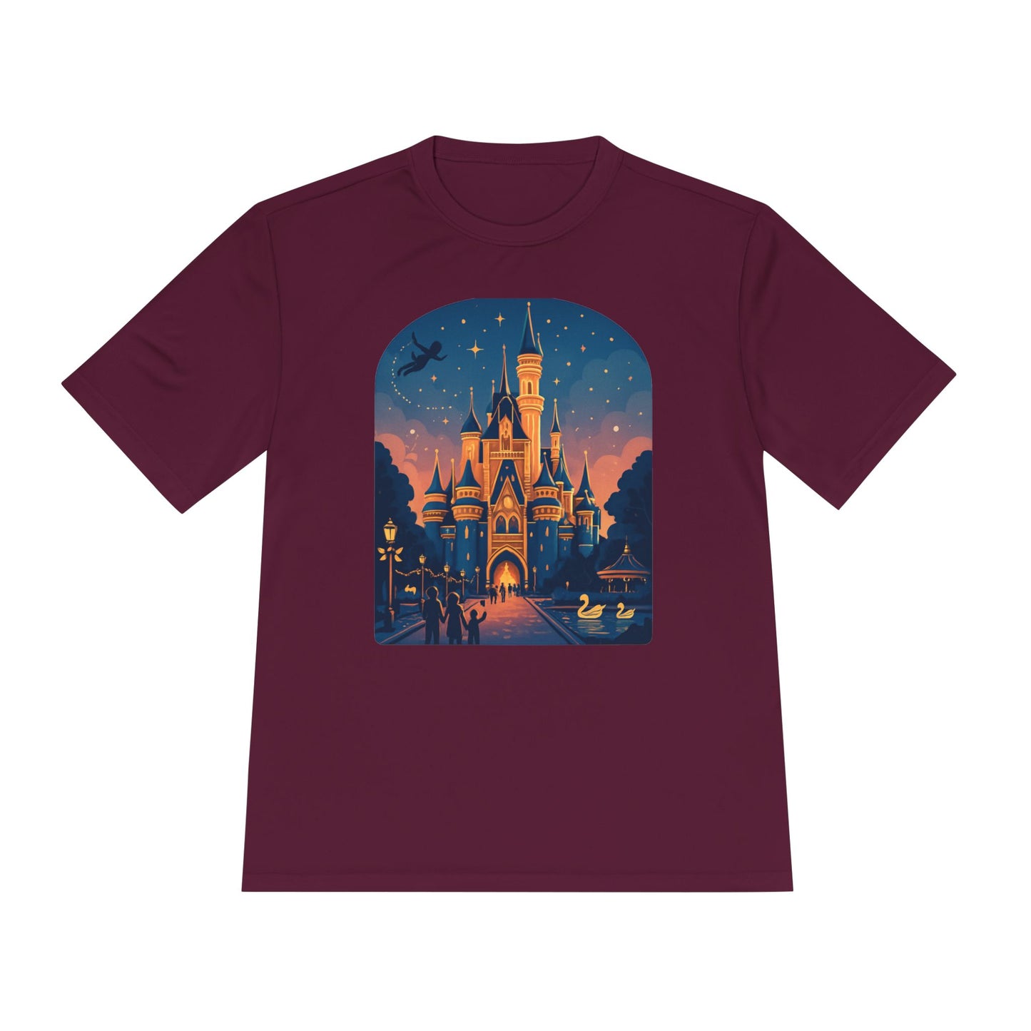 Fairy Tale Castle Tee — Enchanted Sunset Castle Graphic Shirt