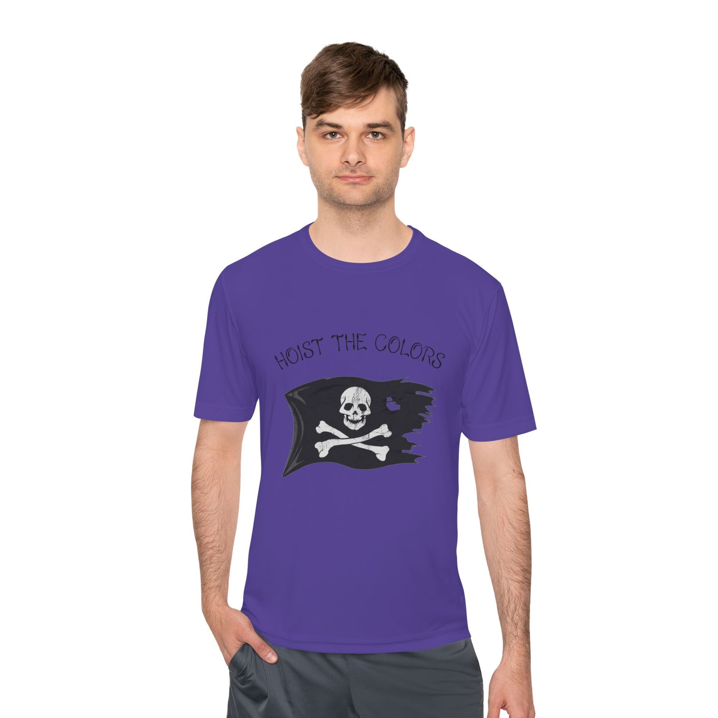 Hoist the Colors Pirate Flag Tee — Moisture-Wicking Graphic Shirt
