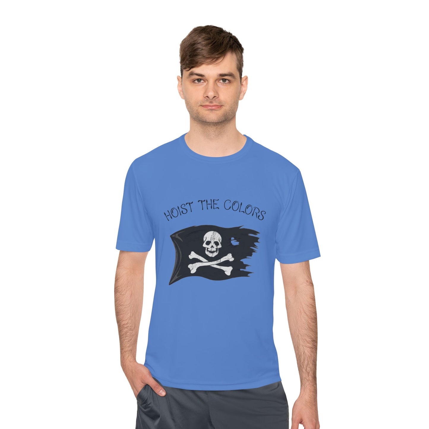 Hoist the Colors Pirate Flag Tee — Moisture-Wicking Graphic Shirt