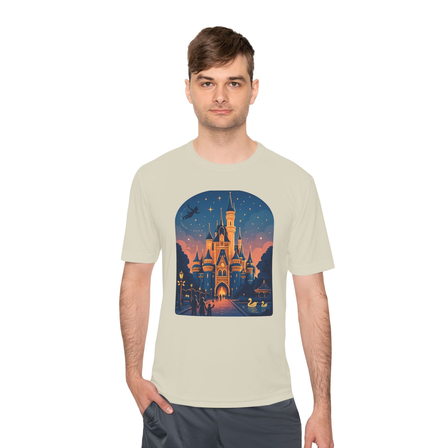Fairy Tale Castle Tee — Enchanted Sunset Castle Graphic Shirt