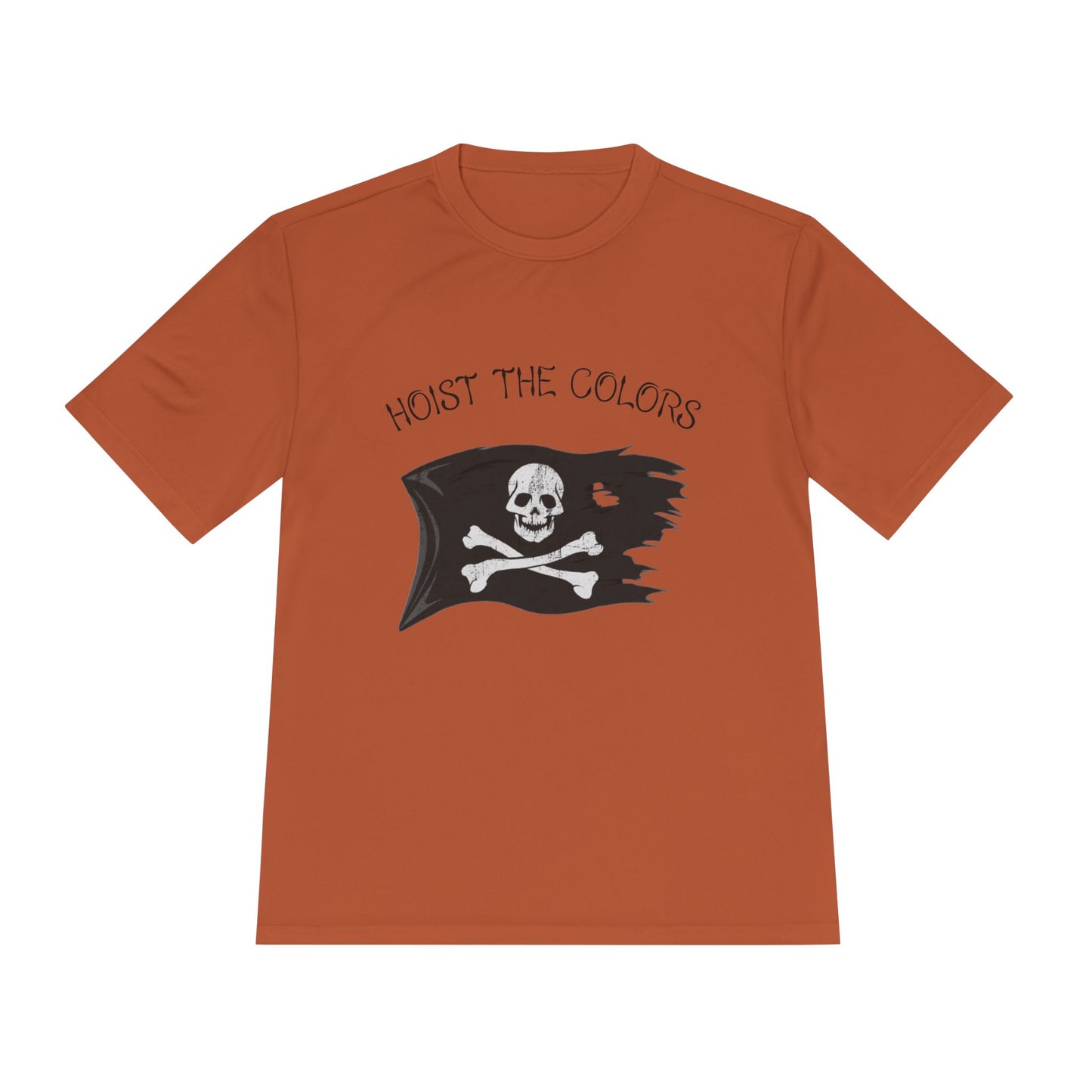 Hoist the Colors Pirate Flag Tee — Moisture-Wicking Graphic Shirt