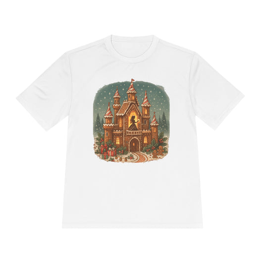 Holiday Gingerbread Castle Tee — Festive Christmas Winter Shirt