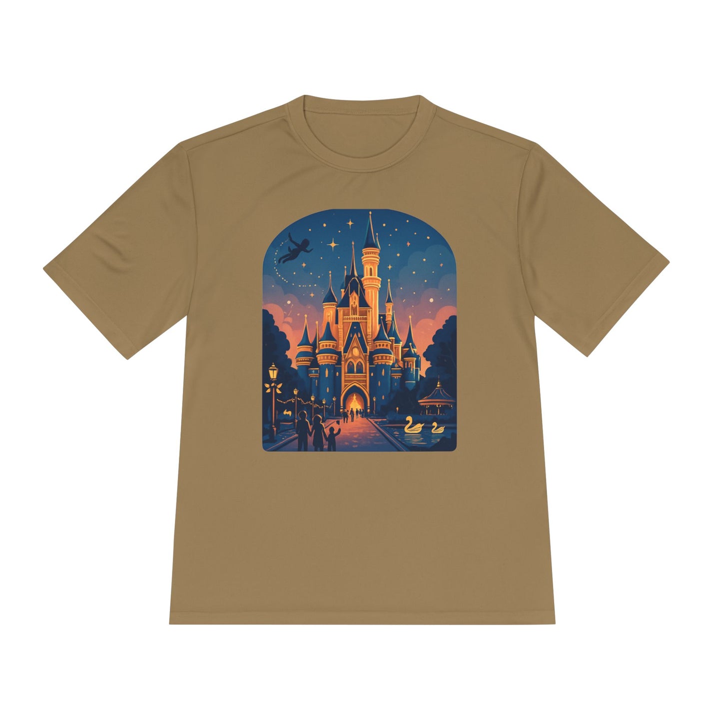 Fairy Tale Castle Tee — Enchanted Sunset Castle Graphic Shirt