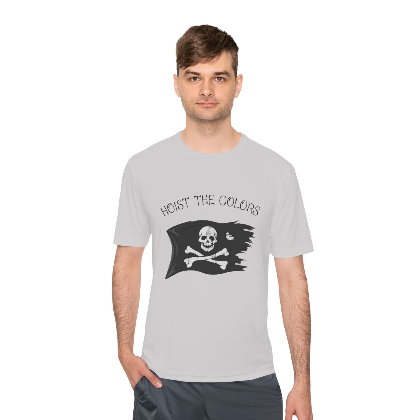 Hoist the Colors Pirate Flag Tee — Moisture-Wicking Graphic Shirt