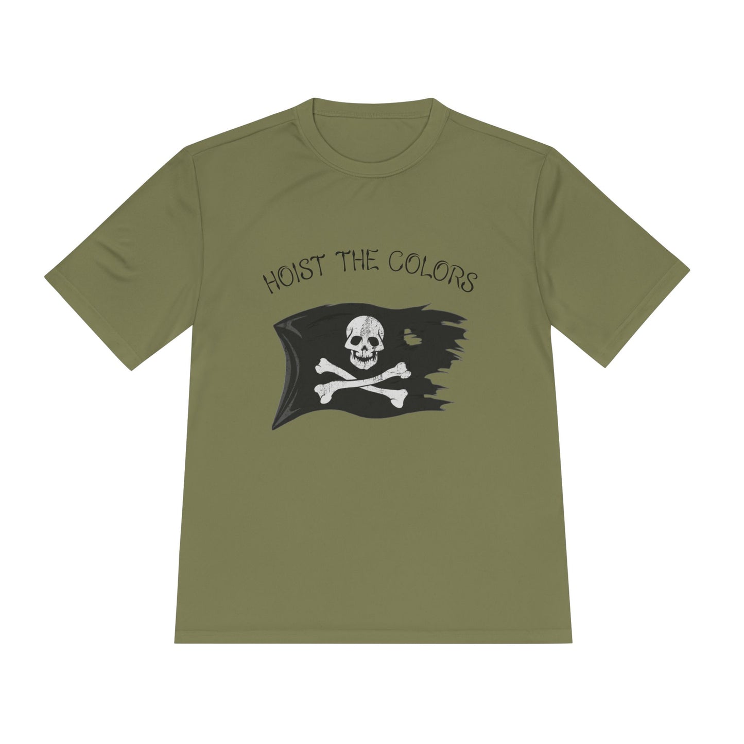 Hoist the Colors Pirate Flag Tee — Moisture-Wicking Graphic Shirt