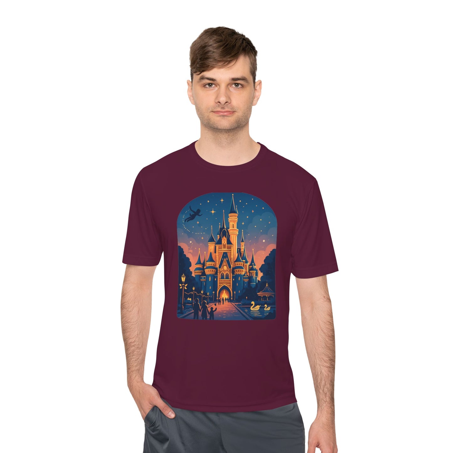 Fairy Tale Castle Tee — Enchanted Sunset Castle Graphic Shirt