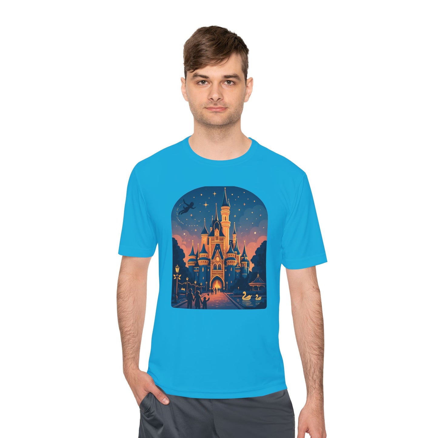 Fairy Tale Castle Tee — Enchanted Sunset Castle Graphic Shirt