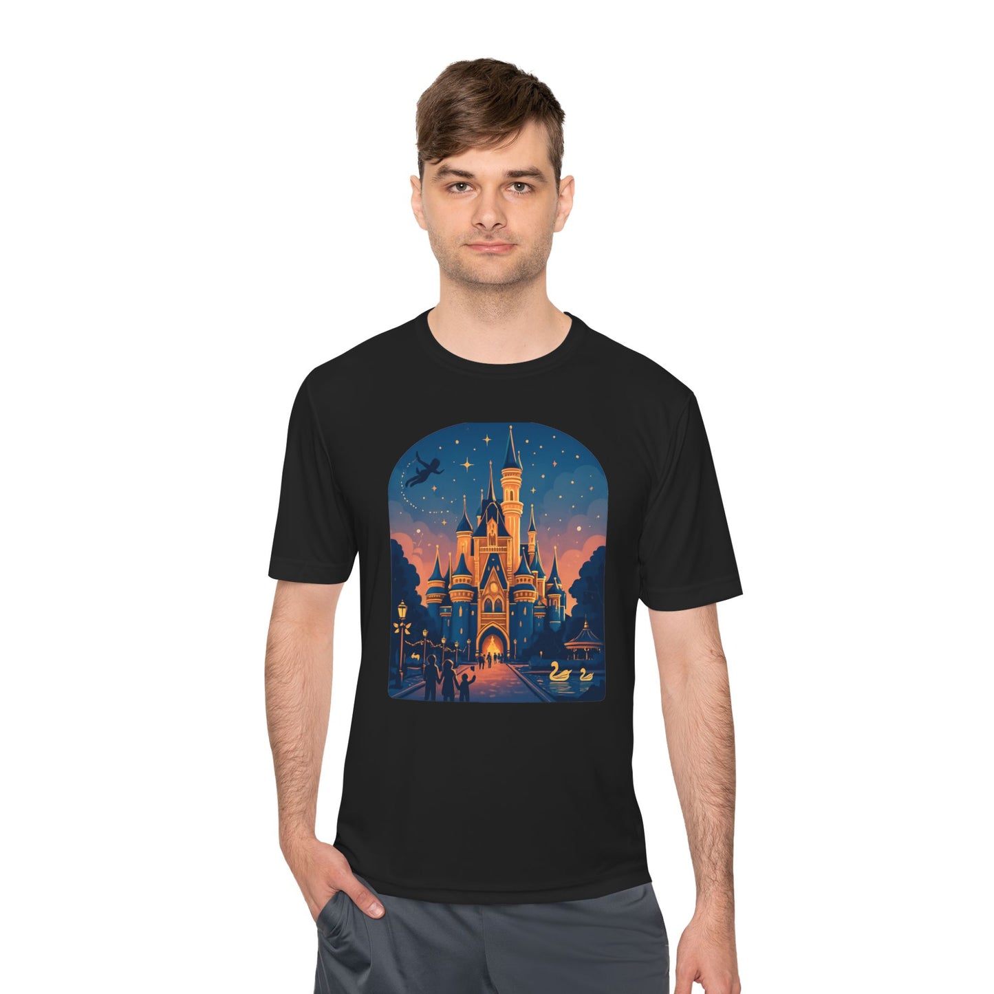 Fairy Tale Castle Tee — Enchanted Sunset Castle Graphic Shirt