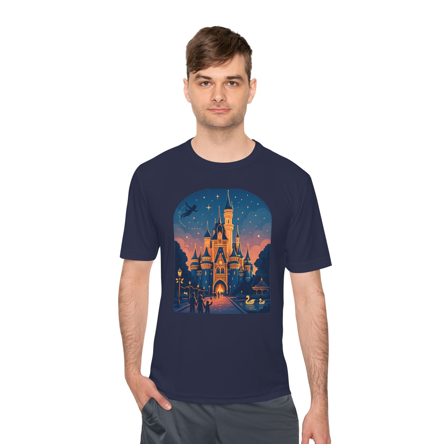 Fairy Tale Castle Tee — Enchanted Sunset Castle Graphic Shirt