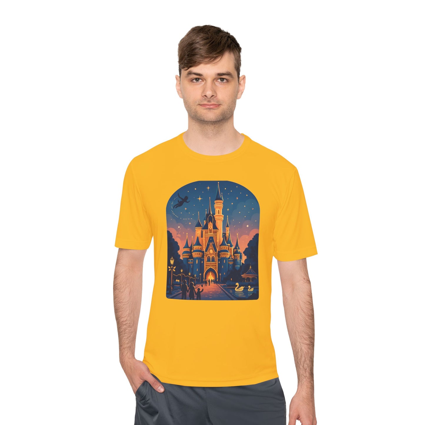Fairy Tale Castle Tee — Enchanted Sunset Castle Graphic Shirt