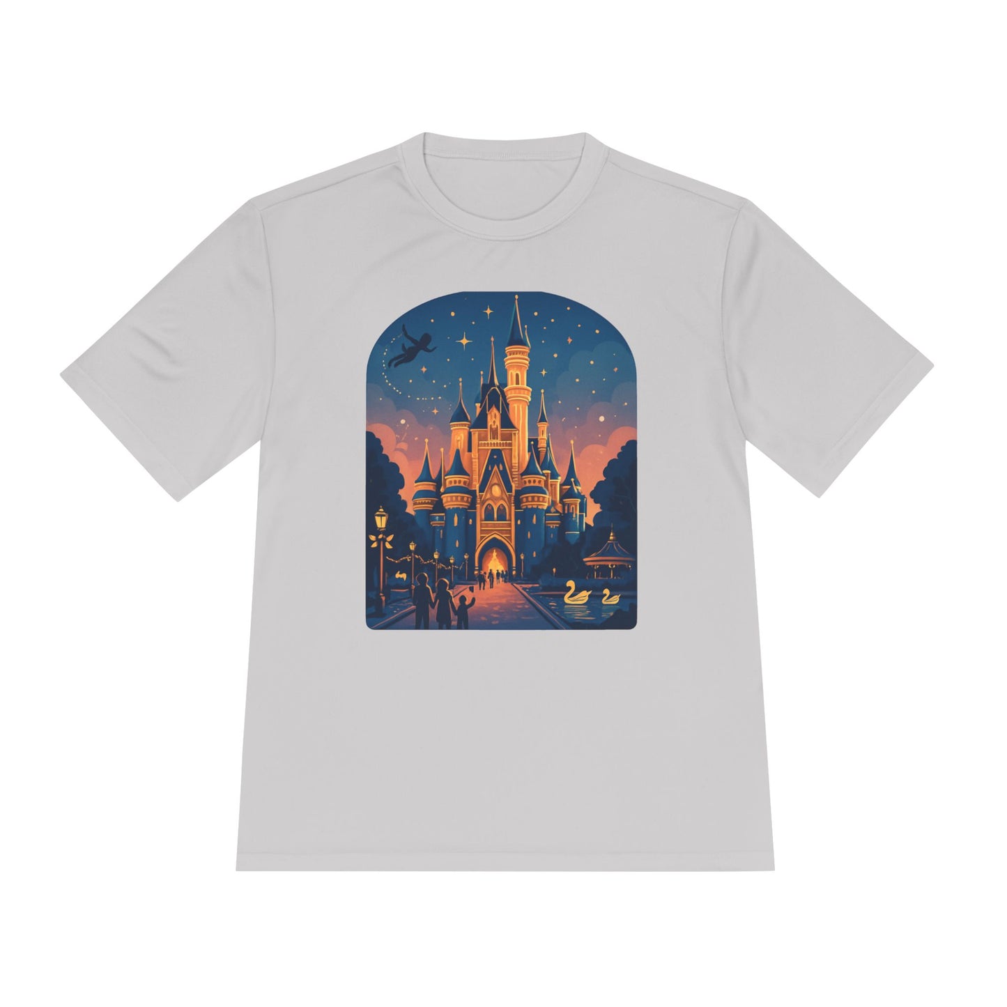 Fairy Tale Castle Tee — Enchanted Sunset Castle Graphic Shirt