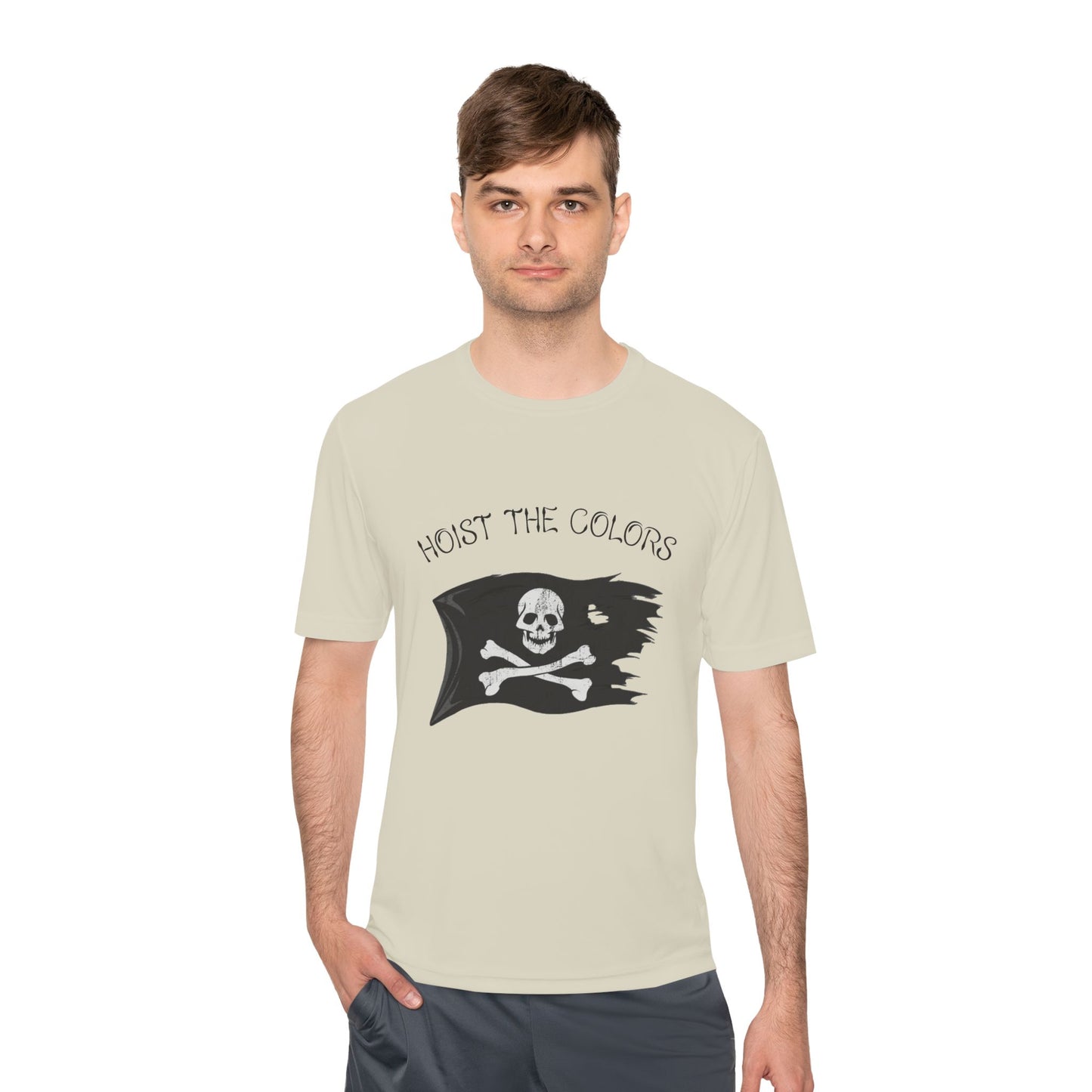 Hoist the Colors Pirate Flag Tee — Moisture-Wicking Graphic Shirt