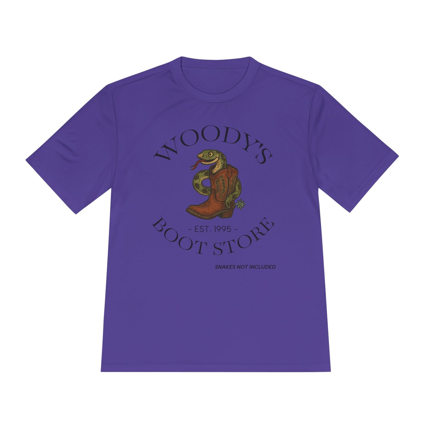 Woody's Boot Store -Moisture Wicking Tee