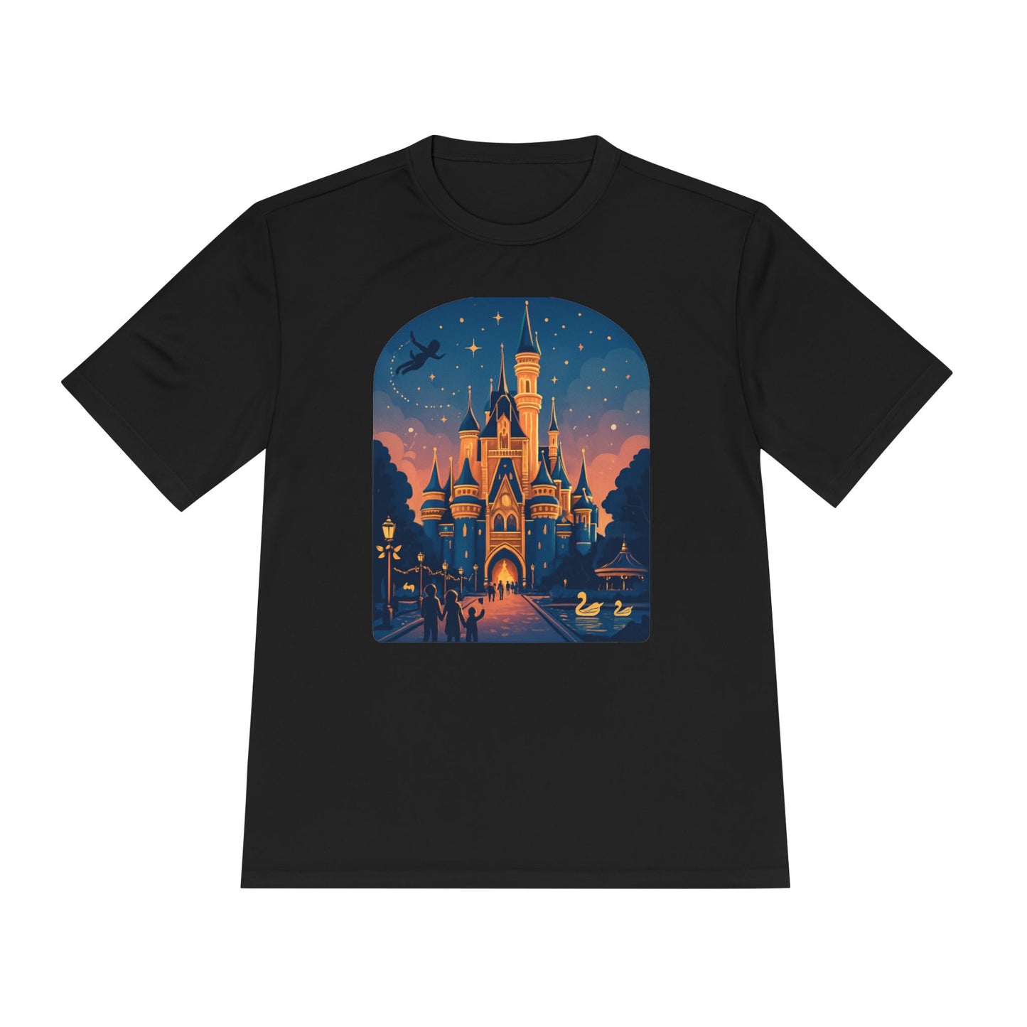 Fairy Tale Castle Tee — Enchanted Sunset Castle Graphic Shirt