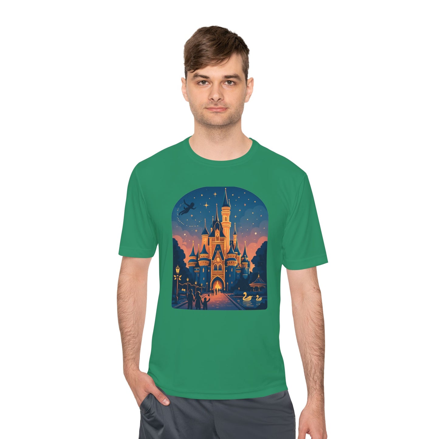 Fairy Tale Castle Tee — Enchanted Sunset Castle Graphic Shirt