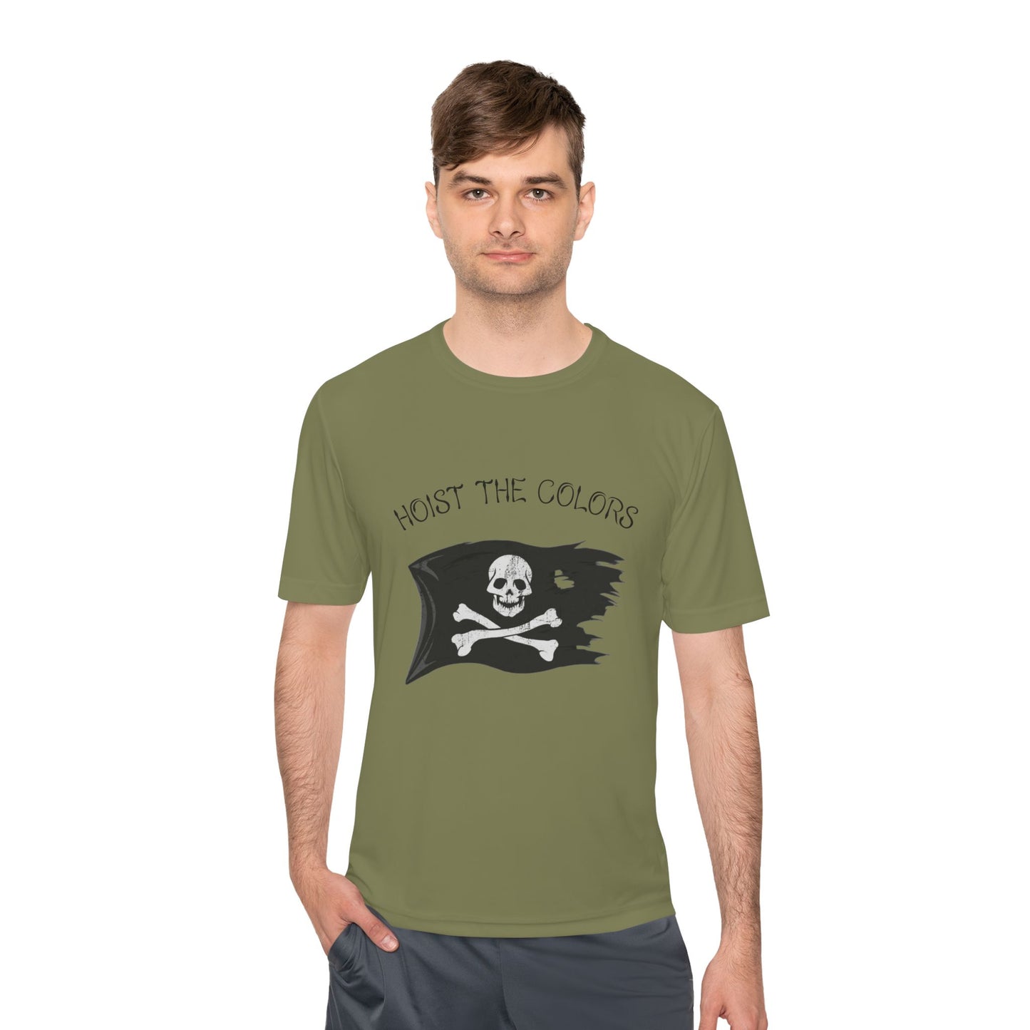 Hoist the Colors Pirate Flag Tee — Moisture-Wicking Graphic Shirt