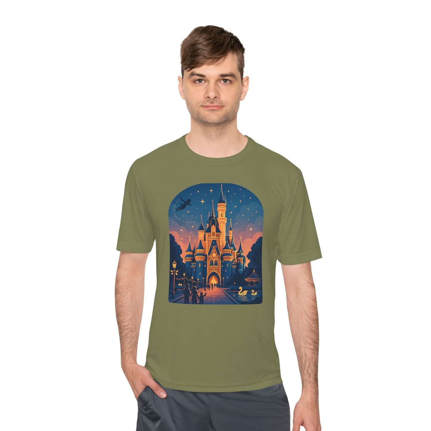 Fairy Tale Castle Tee — Enchanted Sunset Castle Graphic Shirt