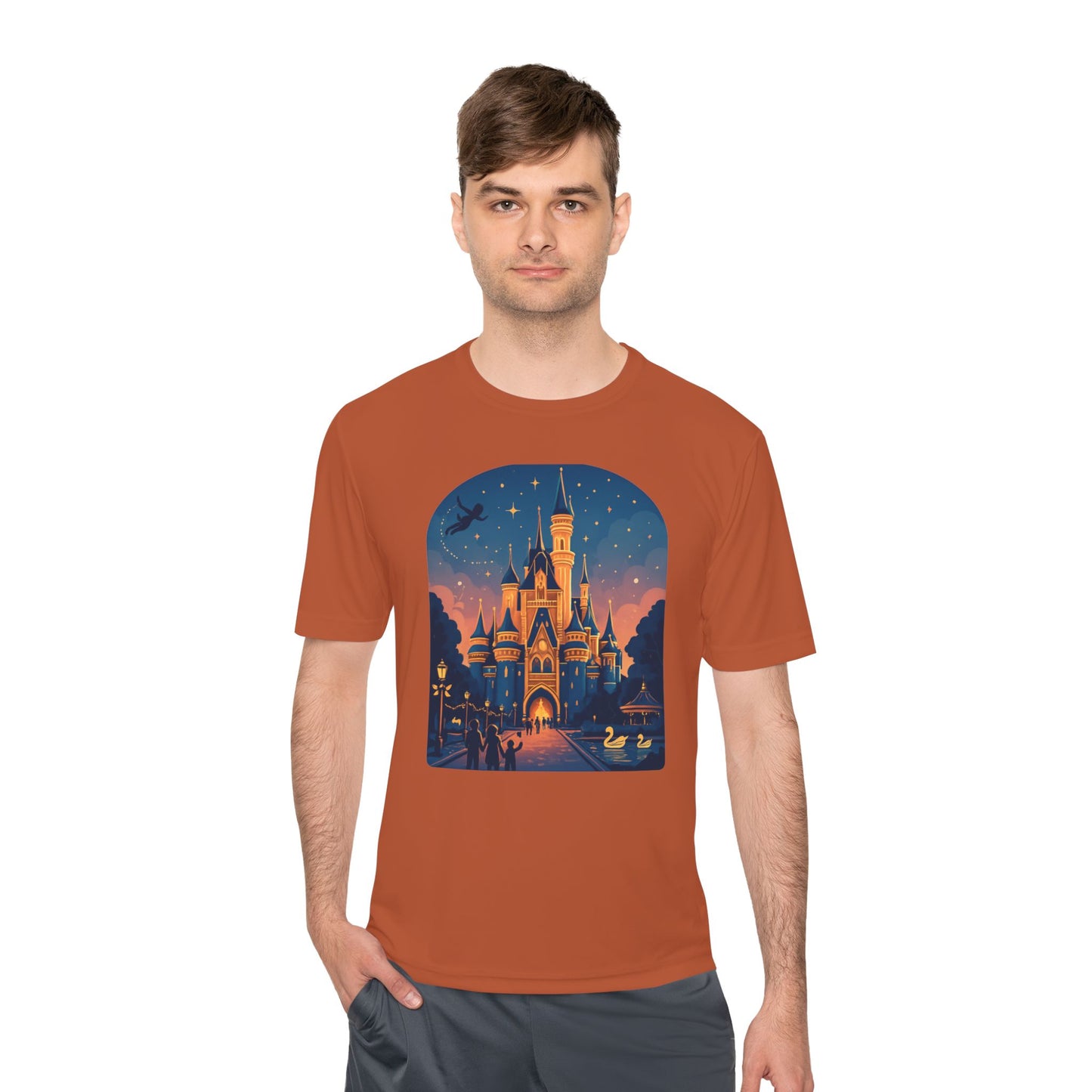 Fairy Tale Castle Tee — Enchanted Sunset Castle Graphic Shirt