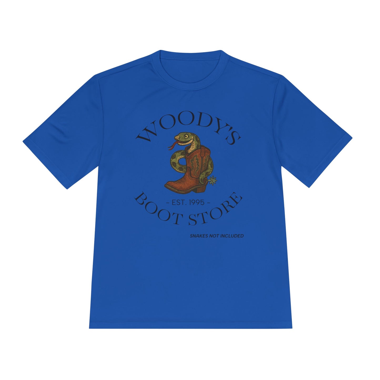 Woody's Boot Store -Moisture Wicking Tee