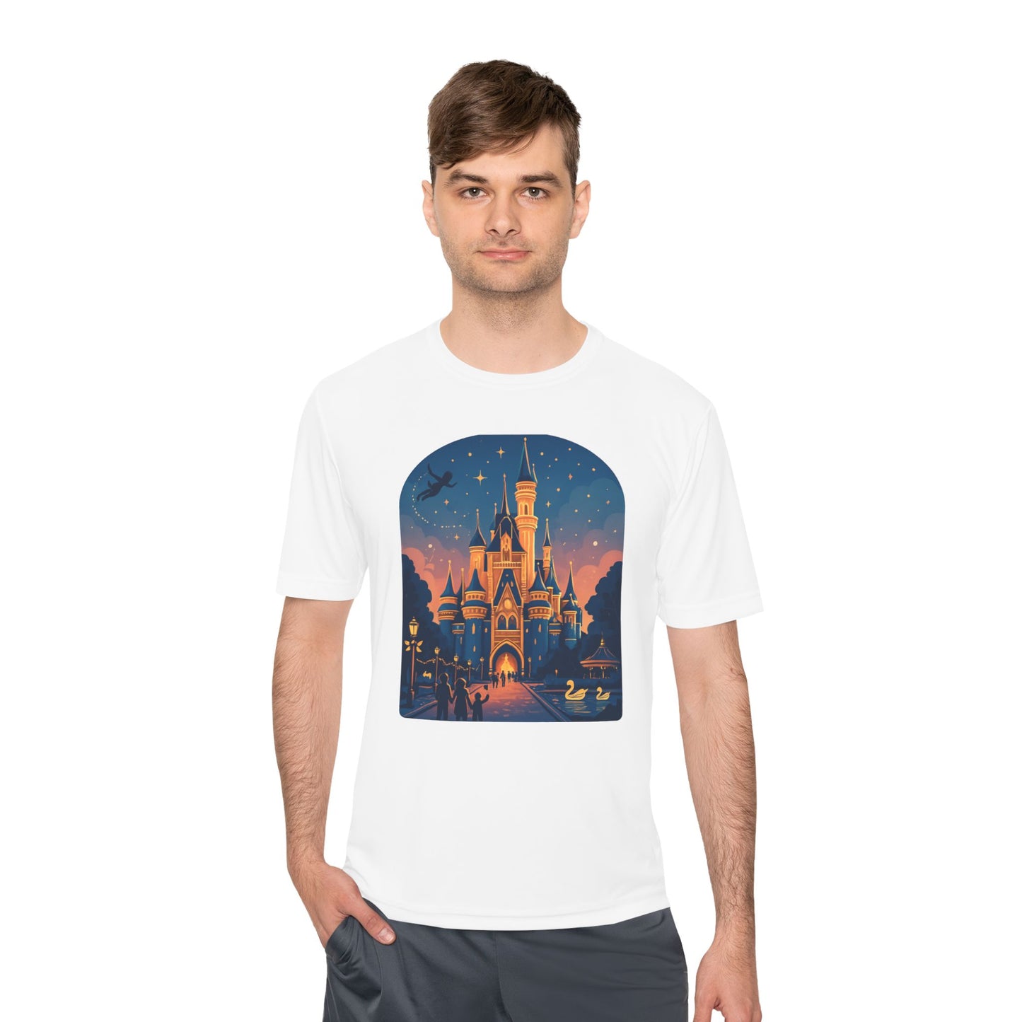 Fairy Tale Castle Tee — Enchanted Sunset Castle Graphic Shirt