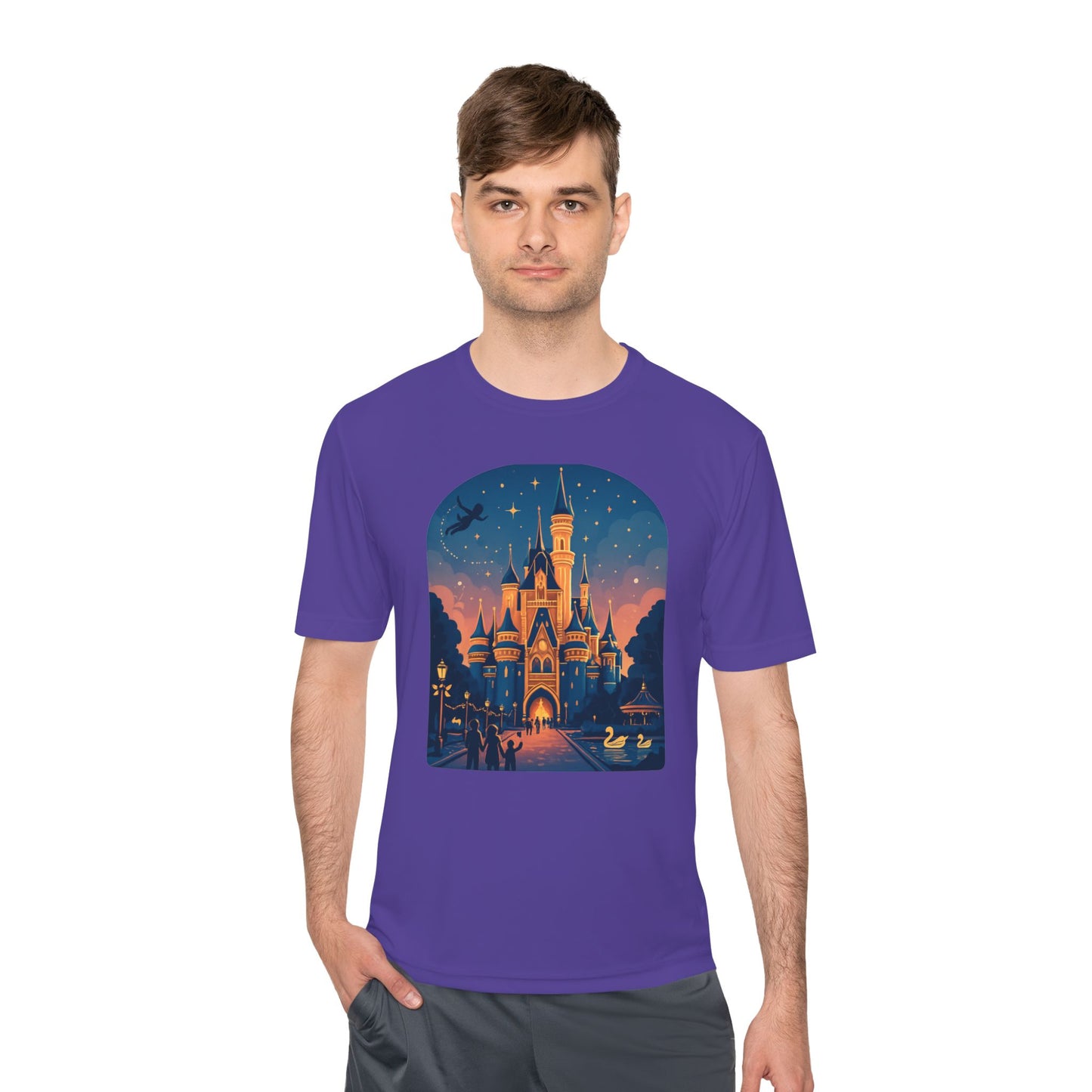 Fairy Tale Castle Tee — Enchanted Sunset Castle Graphic Shirt