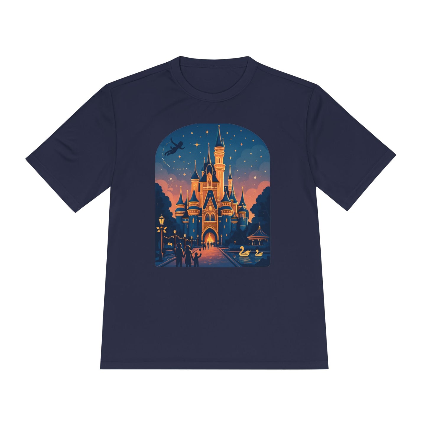 Fairy Tale Castle Tee — Enchanted Sunset Castle Graphic Shirt