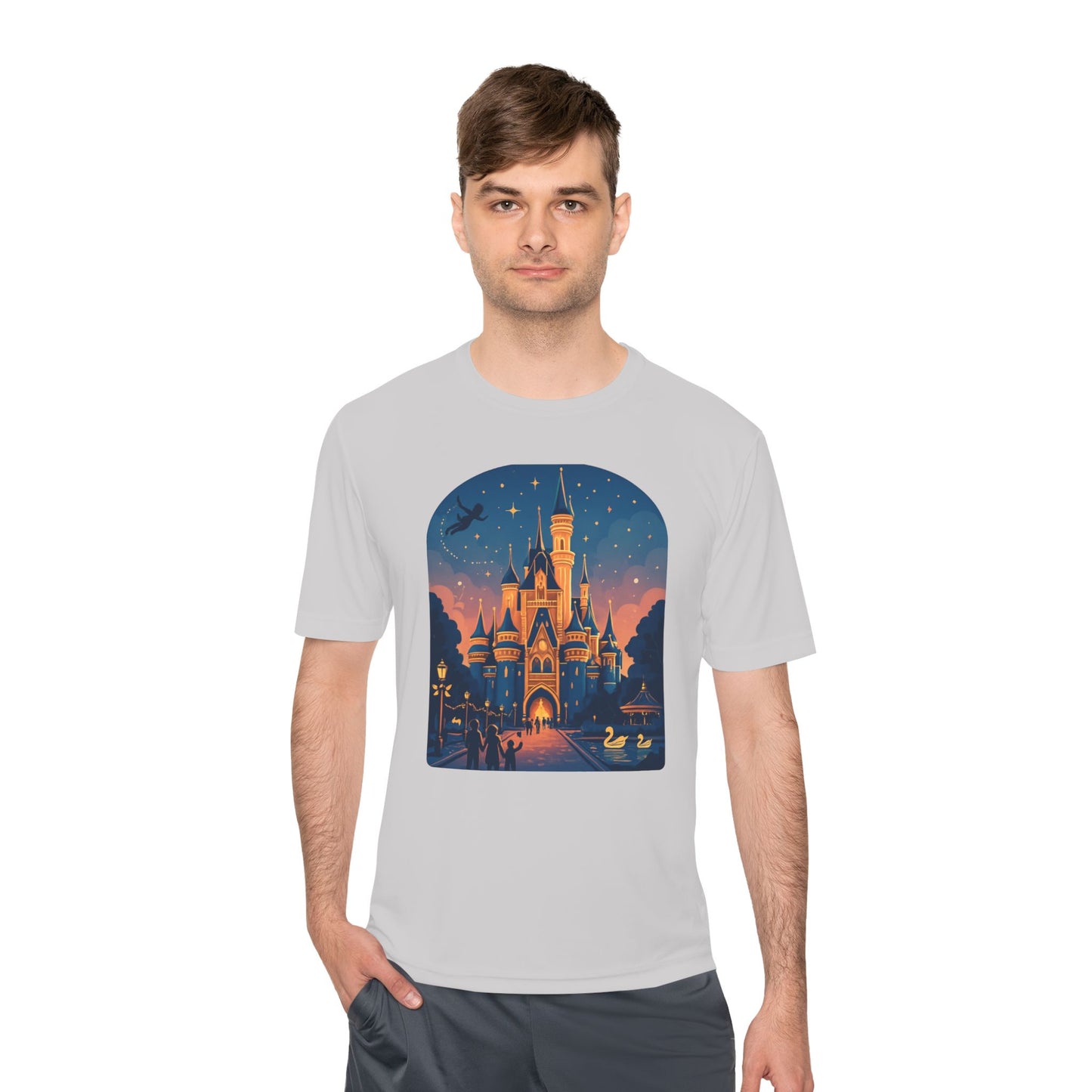 Fairy Tale Castle Tee — Enchanted Sunset Castle Graphic Shirt