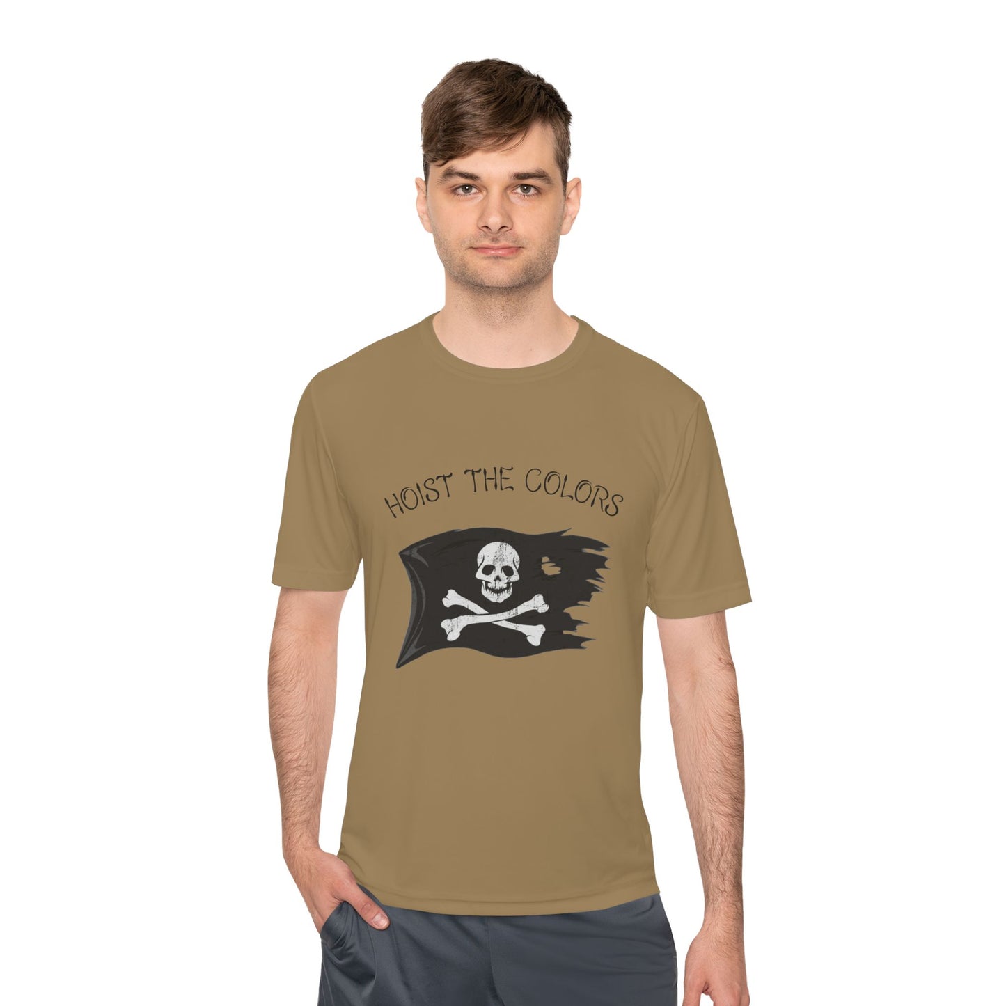 Hoist the Colors Pirate Flag Tee — Moisture-Wicking Graphic Shirt