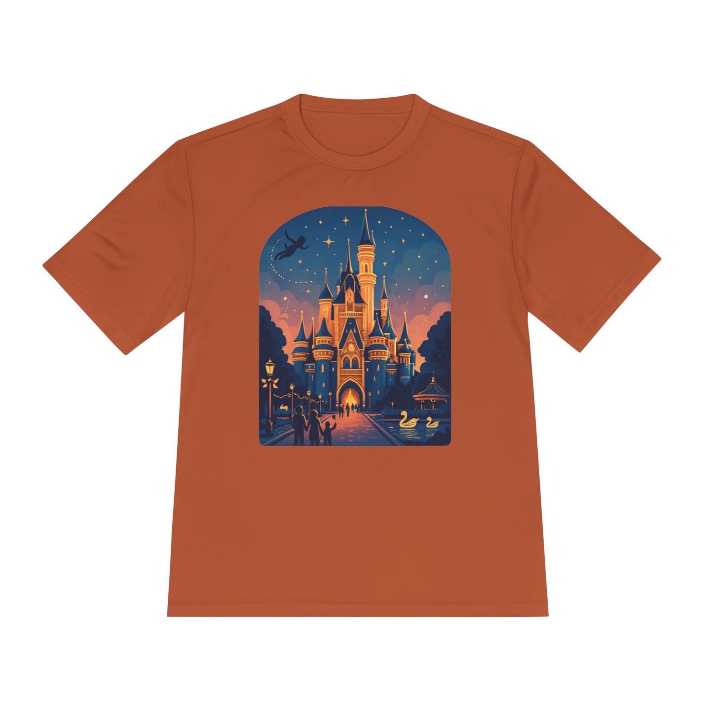 Fairy Tale Castle Tee — Enchanted Sunset Castle Graphic Shirt